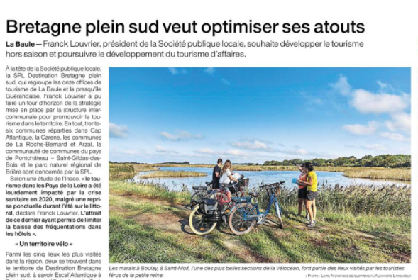 Bretagne Plein Sud veut optimiser ses atouts- Office de Tourisme La Baule Guérande